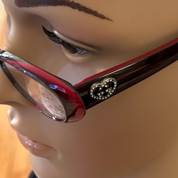 GUCCI Gray/Bourdeaux eyeglass frames - EUC; retired, hard to find, rare! - Picture 6 of 9